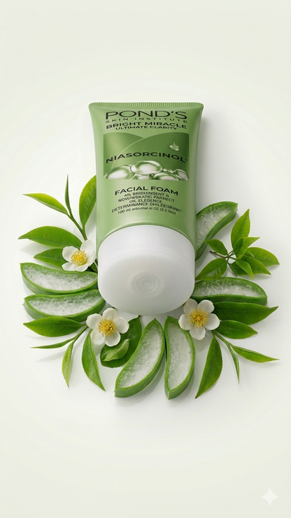 Skin White Herbal Whitening Face Wash 100ml (Rs. 215) – Natural Fairness & Aloe Vera Extract