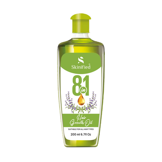 Hair Growth Oil 200ML (Rosemary + Lavender + Almond Oil + Coconut oil + Jojoba Oil + Argon Oil + Sesame Oil + Onion Oil)