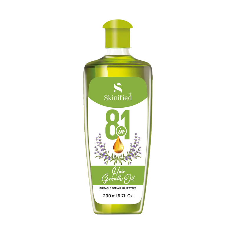 Hair Growth Oil 200ML (Rosemary + Lavender + Almond Oil + Coconut oil + Jojoba Oil + Argon Oil + Sesame Oil + Onion Oil)