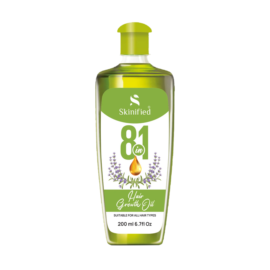 Hair Growth Oil 200ML (Rosemary + Lavender + Almond Oil + Coconut oil + Jojoba Oil + Argon Oil + Sesame Oil + Onion Oil)